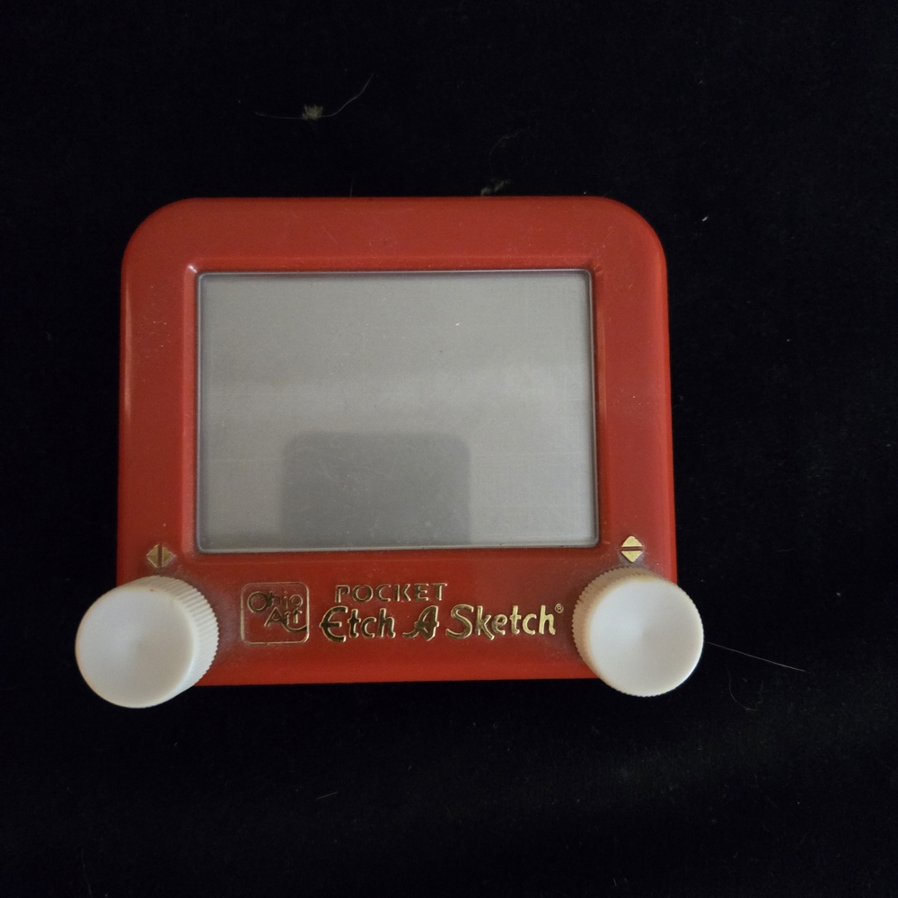Classic Red Etch A Sketch Pocket Drawing Toy